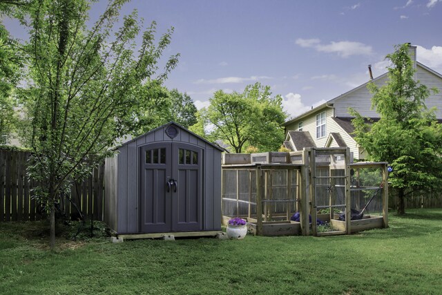 113 Bramble Ct, Nicholasville, KY 40356 - view of shed with a garden