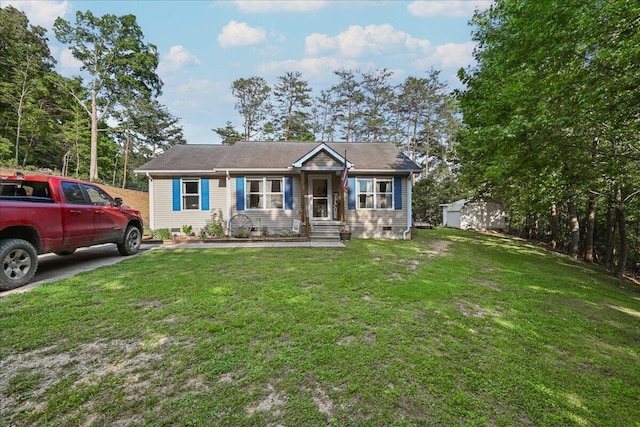 1008 Ramsey Branch Rd, Artemus, KY 40903 - view of front facade with a front yard and crawl space