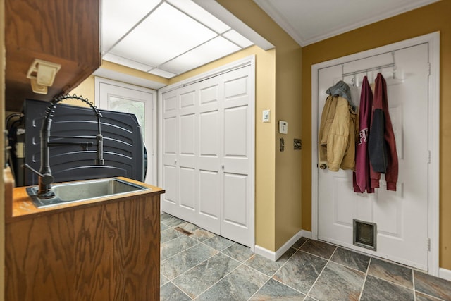 137 Indian Cave Subdivision, Monticello, KY 42633 - entrance foyer featuring baseboards and crown molding