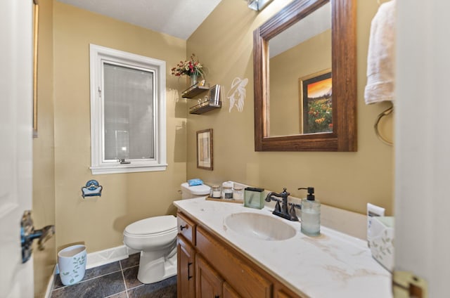 137 Indian Cave Subdivision, Monticello, KY 42633 - half bathroom featuring baseboards, toilet, and vanity