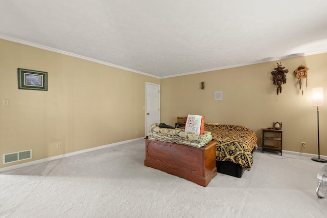 137 Indian Cave Subdivision, Monticello, KY 42633 - bedroom with carpet flooring, ornamental molding, and baseboards
