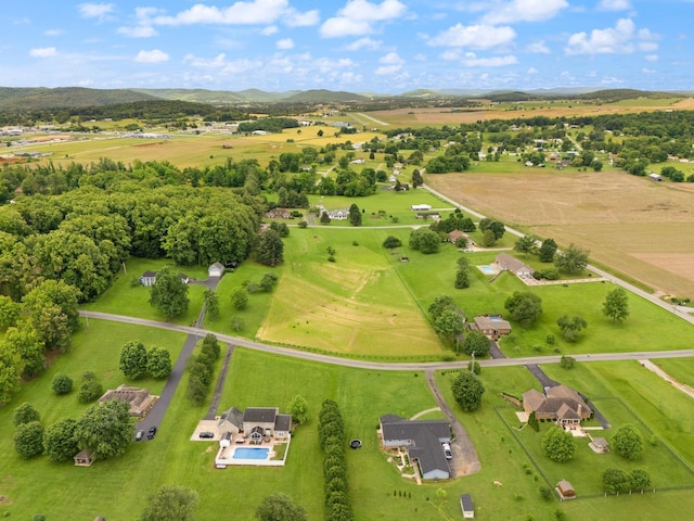 137 Indian Cave Subdivision, Monticello, KY 42633 - aerial view of sparsely populated area featuring a mountain backdrop