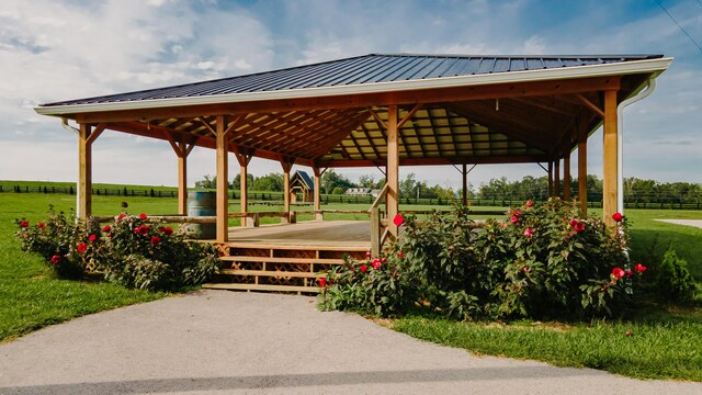241 Old Glory Rd, Monticello, KY 42633 - view of community with a lawn and a gazebo