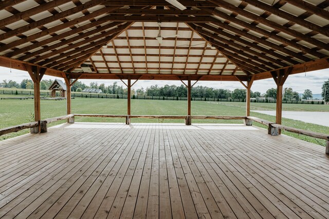 241 Old Glory Rd, Monticello, KY 42633 - wooden deck featuring a view of countryside