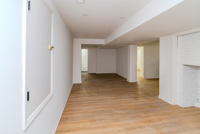 2933 Montavesta Rd, Lexington, KY 40502 - hall with light wood-type flooring and baseboards