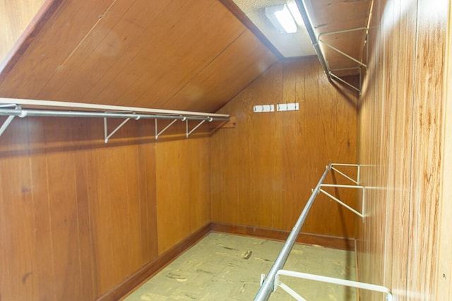 135 Rolling Acres Dr, Frankfort, KY 40601 - walk in closet with vaulted ceiling