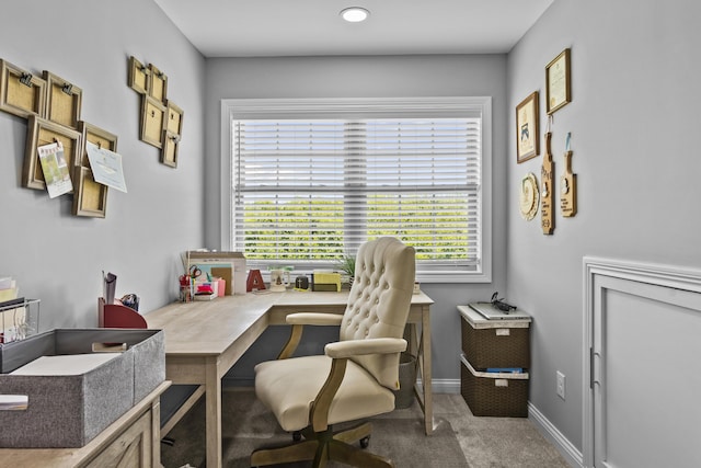 594 Earlymeade Dr, Winchester, KY 40391 - carpeted home office featuring baseboards