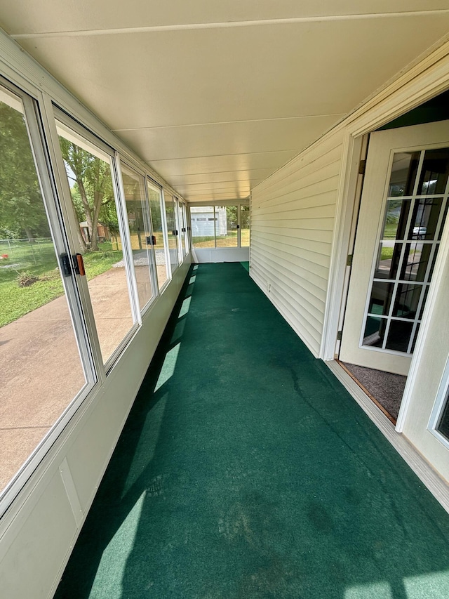 215 Bellevue Ave, Wilmore, KY 40390 - view of unfurnished sunroom