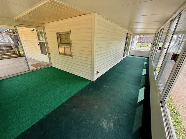 215 Bellevue Ave, Wilmore, KY 40390 - view of unfurnished sunroom