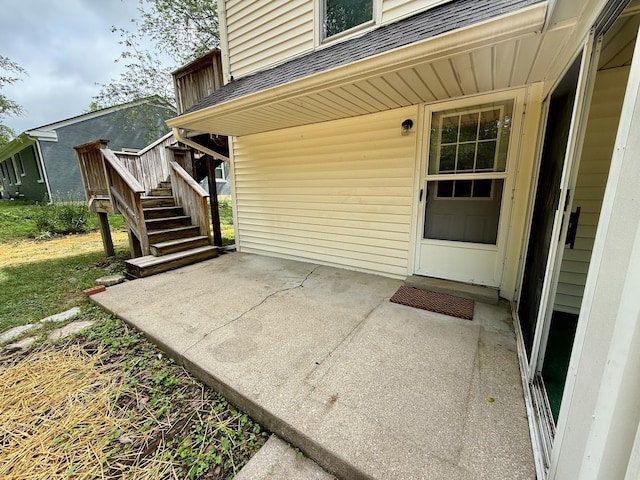 215 Bellevue Ave, Wilmore, KY 40390 - view of patio / terrace with stairs