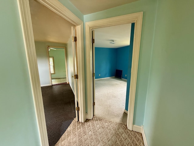 215 Bellevue Ave, Wilmore, KY 40390 - hallway featuring carpet flooring and baseboards