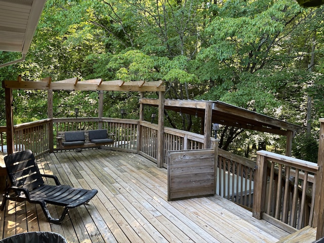 1512 Maple Ln, Corbin, KY 40701 - view of wooden deck