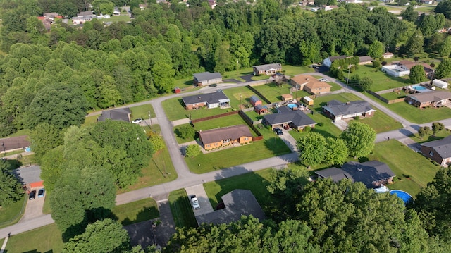141 Springfield Dr, Corbin, KY 40701 - aerial view of property and surrounding area with a forest and nearby suburban area