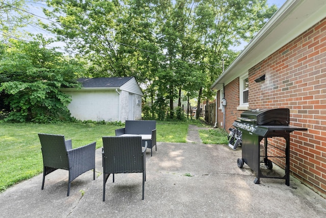 103 Cypress St, Nicholasville, KY 40356 - view of patio / terrace with area for grilling