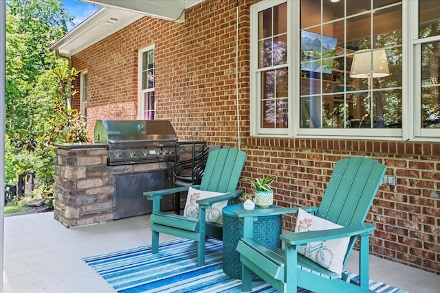 143 Winding View Trl, Georgetown, KY 40324 - view of patio / terrace featuring exterior kitchen