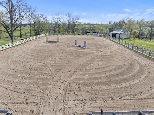 106 Sand Piper Ct, Midway, KY 40347 - view of home's community with an outdoor riding arena and view of wooded area