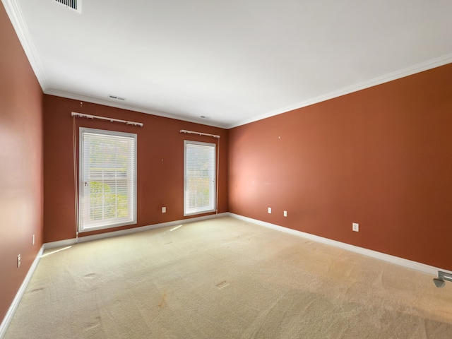 2625 Flying Ebony Dr, Lexington, KY 40509 - empty room featuring crown molding, carpet floors, and baseboards