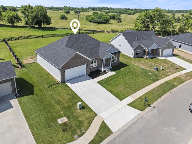 202 Max Cavnes Rd, Danville, KY 40422 - aerial view of sparsely populated area