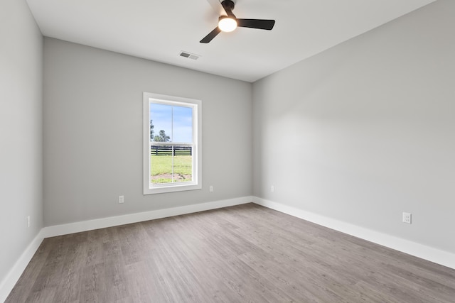 202 Max Cavnes Rd, Danville, KY 40422 - unfurnished room featuring wood finished floors and ceiling fan