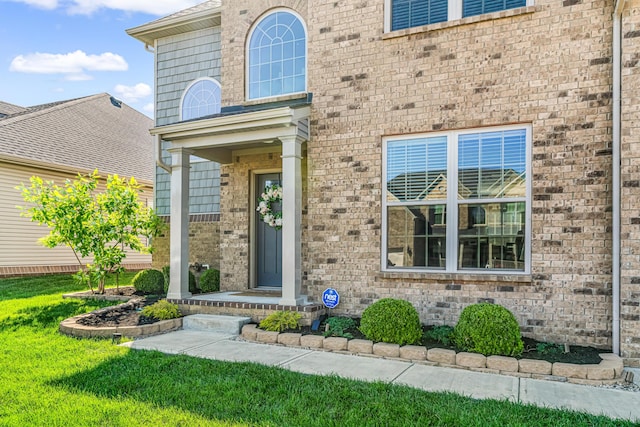 110 Kinglet Pt, Nicholasville, KY 40356 - view of exterior entry with brick siding