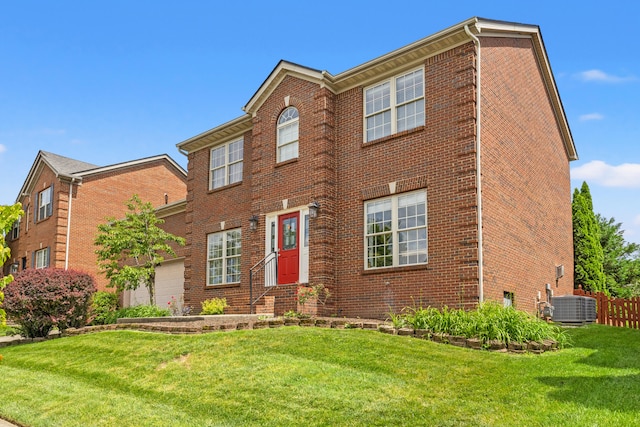 988 Fiddler Creek Way, Lexington, KY 40515 - view of front of property with brick siding and central air condition unit
