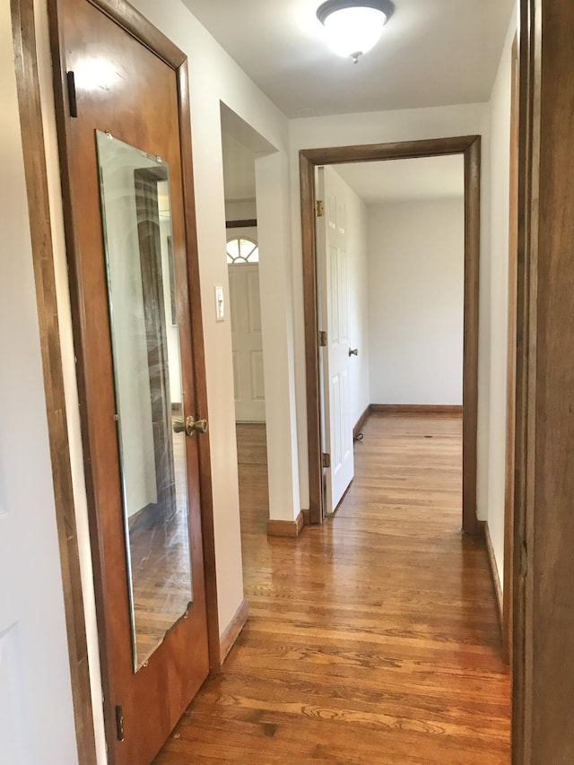 5713 Bybee Rd, Ashland, KY 41102 - corridor featuring wood finished floors and baseboards