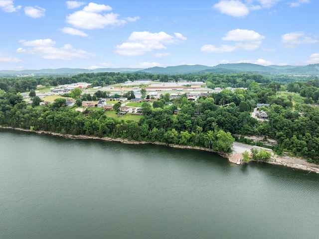 389 Lakeview Dr, Somerset, KY 42503 - bird's eye view of a water and mountain view