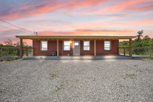 3402 Roundtop Rd, Strunk, KY 42649 - view of front of house with metal roof