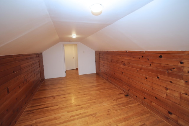 325 Dantzler Ct, Lexington, KY 40503 - bonus room with wood walls, light wood-type flooring, and lofted ceiling
