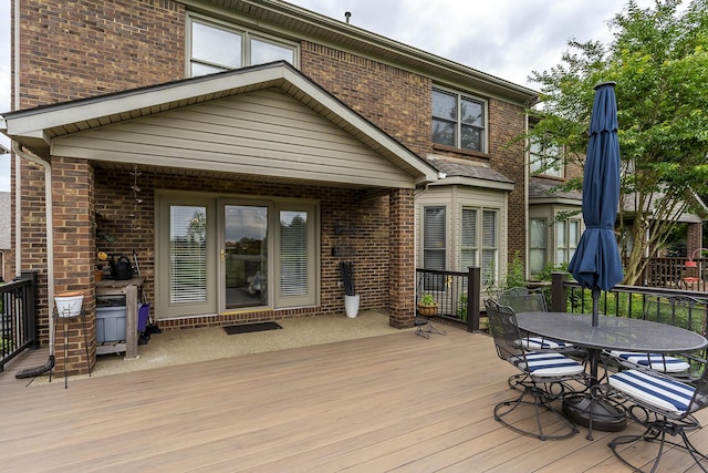 3513 Doral Pl, Lexington, KY 40509 - deck featuring outdoor dining space