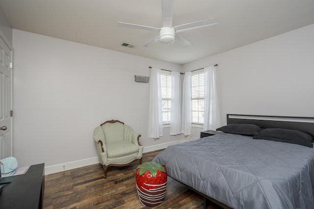 701 Sprucewood Dr, Lexington, KY 40514 - bedroom featuring baseboards, wood finished floors, and a ceiling fan