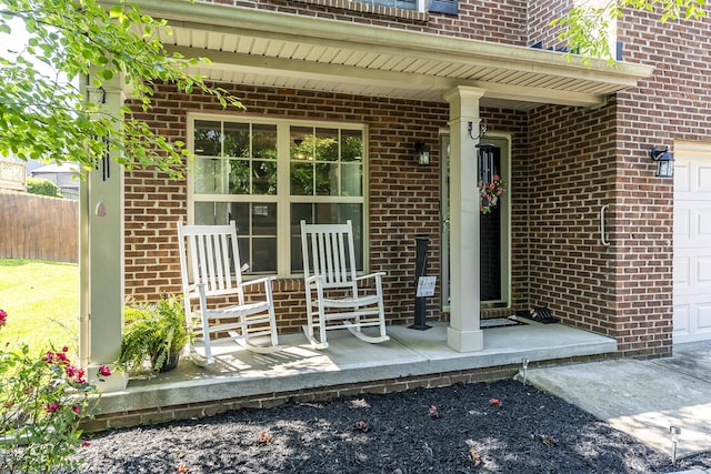 701 Sprucewood Dr, Lexington, KY 40514 - doorway to property with brick siding and covered porch