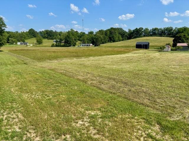 54 Kelley Rd, Mckee, KY 40447 - view of green lawn with an outbuilding