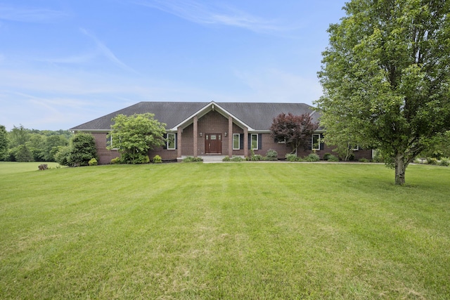 180 Taylors Fork Rd, Richmond, KY 40475 - ranch-style house with brick siding and a front yard