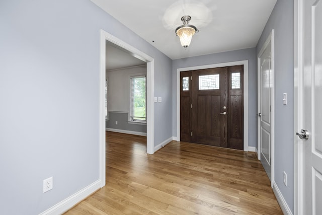 180 Taylors Fork Rd, Richmond, KY 40475 - entryway with baseboards and light wood-type flooring