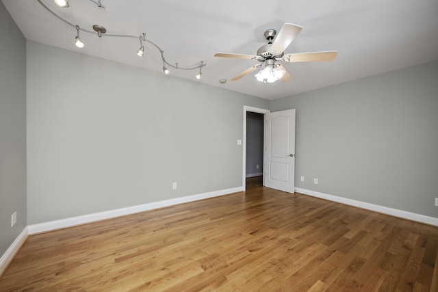 180 Taylors Fork Rd, Richmond, KY 40475 - empty room with light wood finished floors, baseboards, and ceiling fan