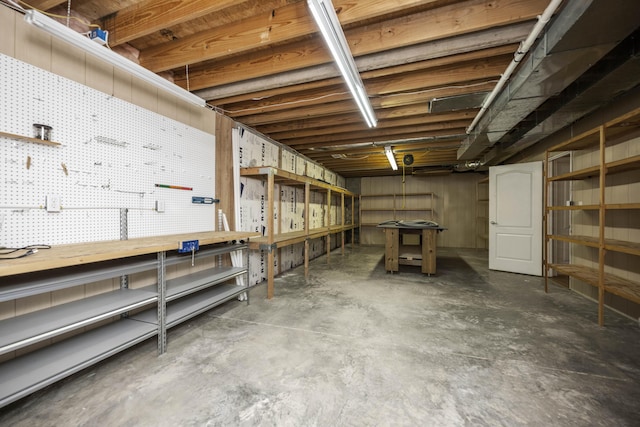 180 Taylors Fork Rd, Richmond, KY 40475 - unfinished basement with a workshop area