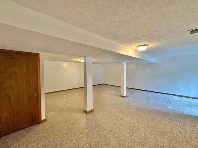 7532 Maysville Rd, Carlisle, KY 40311 - finished below grade area featuring baseboards and a textured ceiling