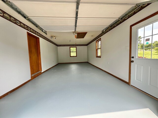 7532 Maysville Rd, Carlisle, KY 40311 - garage featuring baseboards