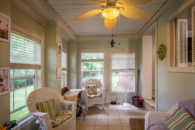 1540 Stoney Fork Rd, Corbin, KY 40701 - sunroom featuring tile patterned floors