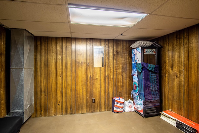 1540 Stoney Fork Rd, Corbin, KY 40701 - finished basement with a paneled ceiling and wood walls