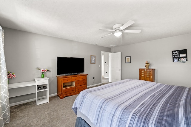 962 Cobble Dr, Richmond, KY 40475 - carpeted bedroom with a ceiling fan and baseboards