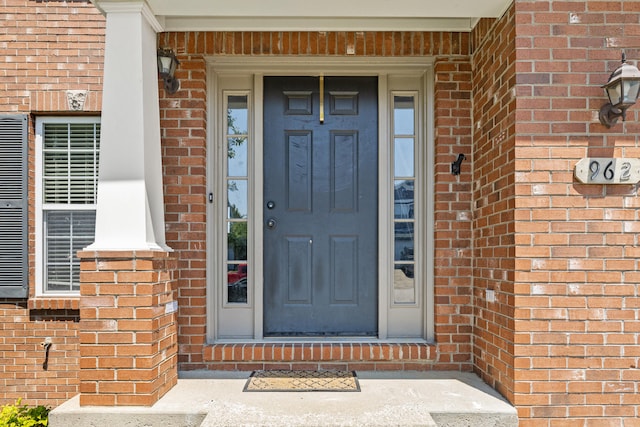 962 Cobble Dr, Richmond, KY 40475 - doorway to property featuring brick siding