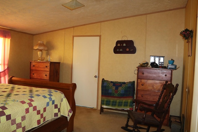 164 Oxbow Rd, Carlisle, KY 40311 - bedroom featuring carpet, crown molding, and a textured ceiling