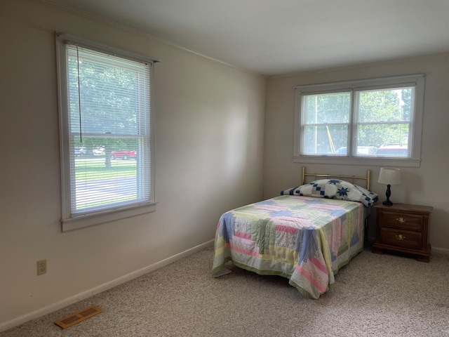 411 Ohara Dr, Danville, KY 40422 - bedroom with light carpet and ornamental molding