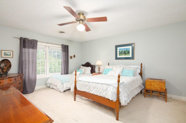 202 Thoroughbred Ln, Nicholasville, KY 40356 - bedroom featuring carpet, baseboards, and ceiling fan