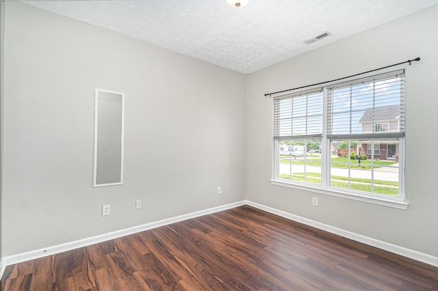 110 Seth Way, Georgetown, KY 40324 - empty room featuring baseboards, dark wood-type flooring, and a textured ceiling