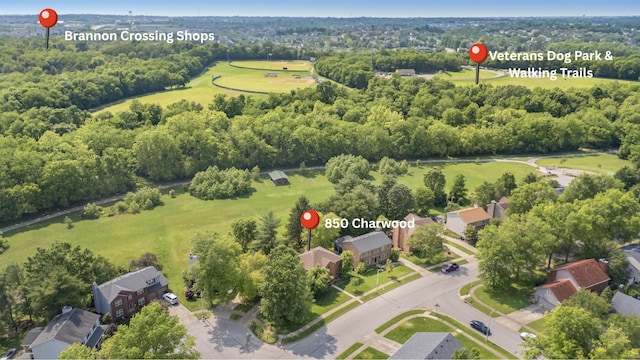 850 Charwood Dr, Lexington, KY 40515 - aerial perspective of suburban area