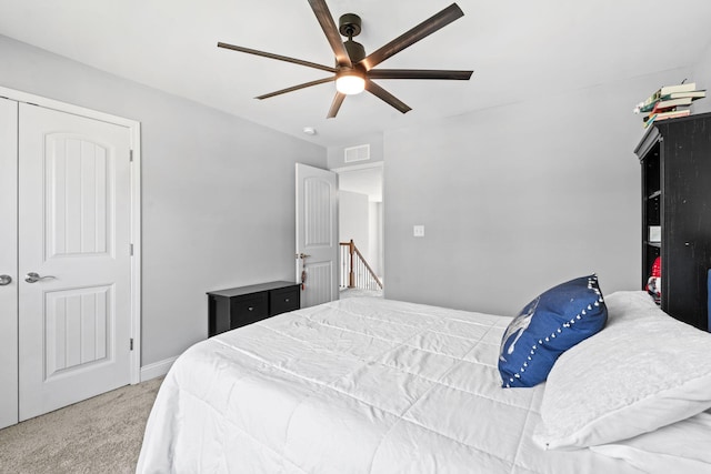 103 Snap Hook Ct, Georgetown, KY 40324 - bedroom with carpet flooring and a ceiling fan