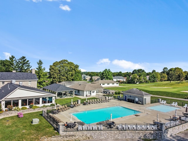 103 Snap Hook Ct, Georgetown, KY 40324 - community pool featuring a patio